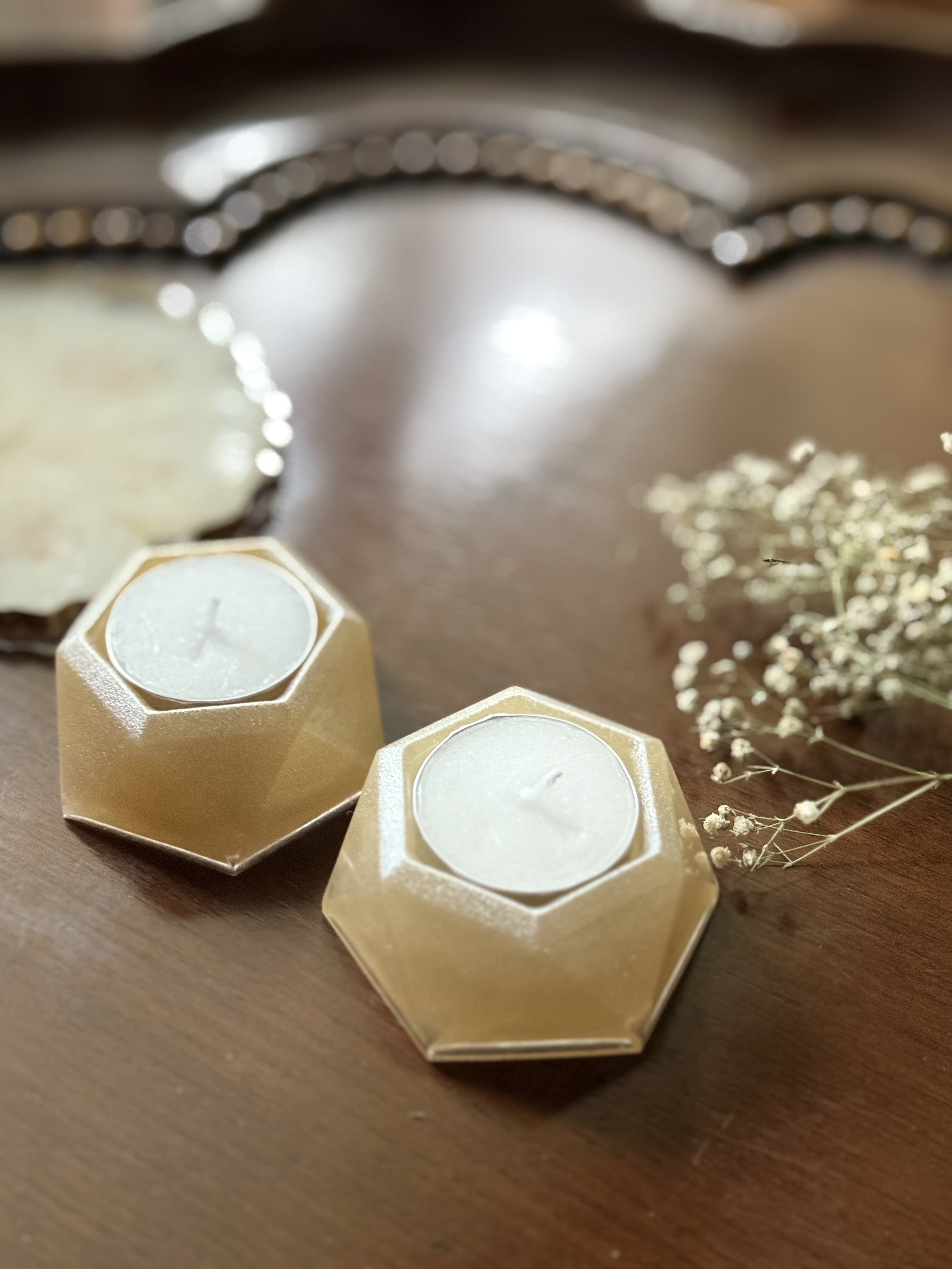 Hexagonal Candle Holder