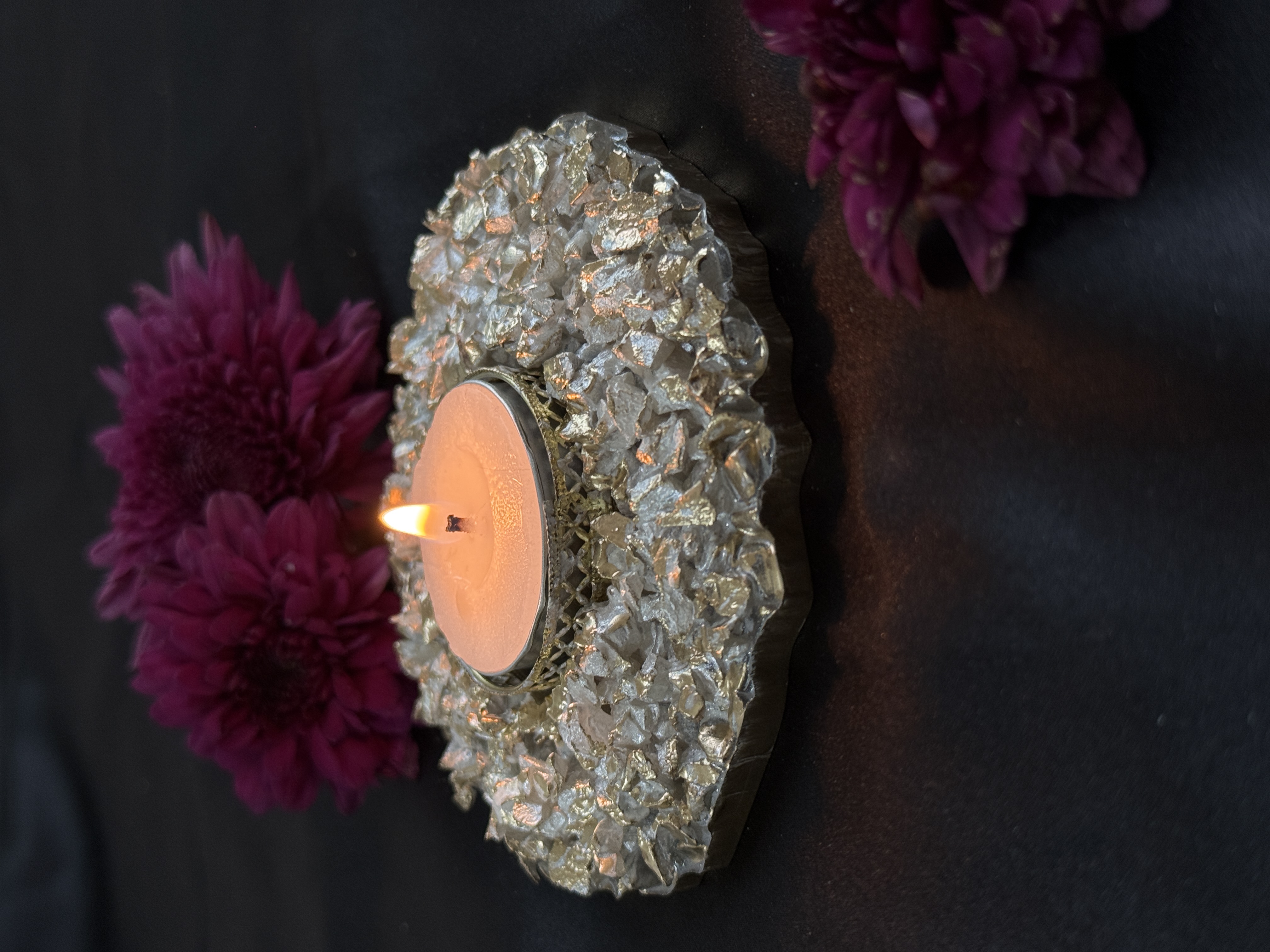 Stone Candle Holder